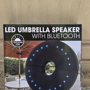 LED Bluetooth Umbrella Speaker - Black
